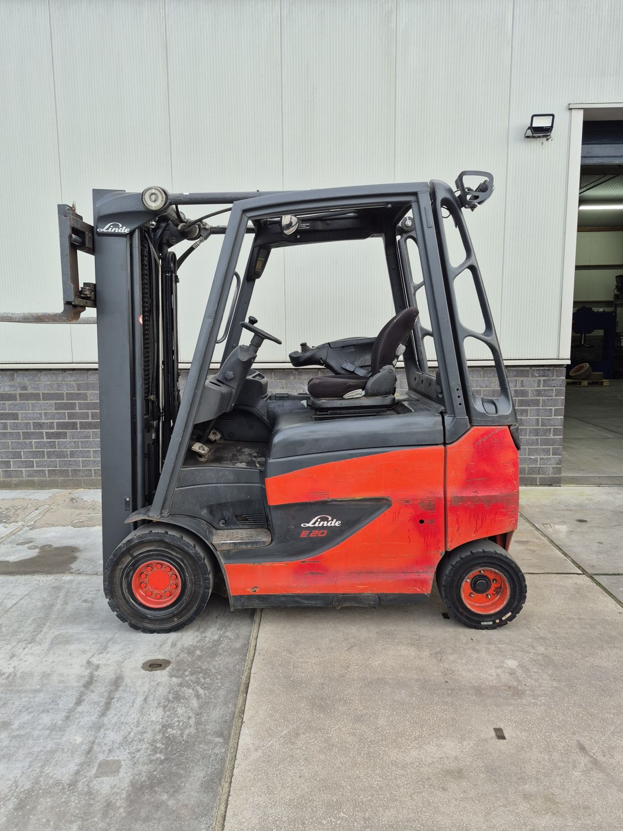 Linde E20H-01/600 duplo freelift sideshift 2.5 ton bj 2014 6888