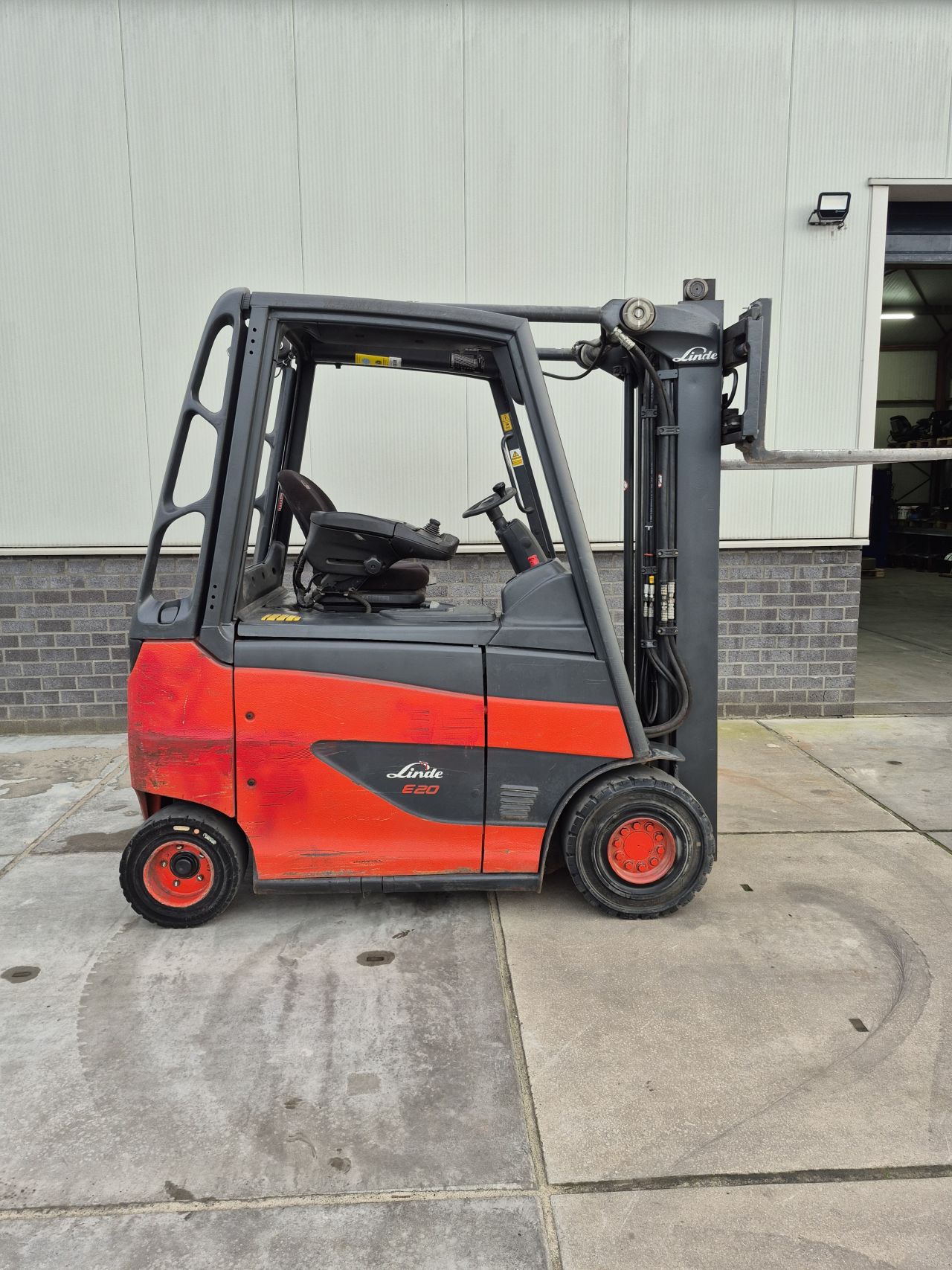 Linde E20H-01/600 duplo freelift sideshift 2.5 ton bj 2014 6888