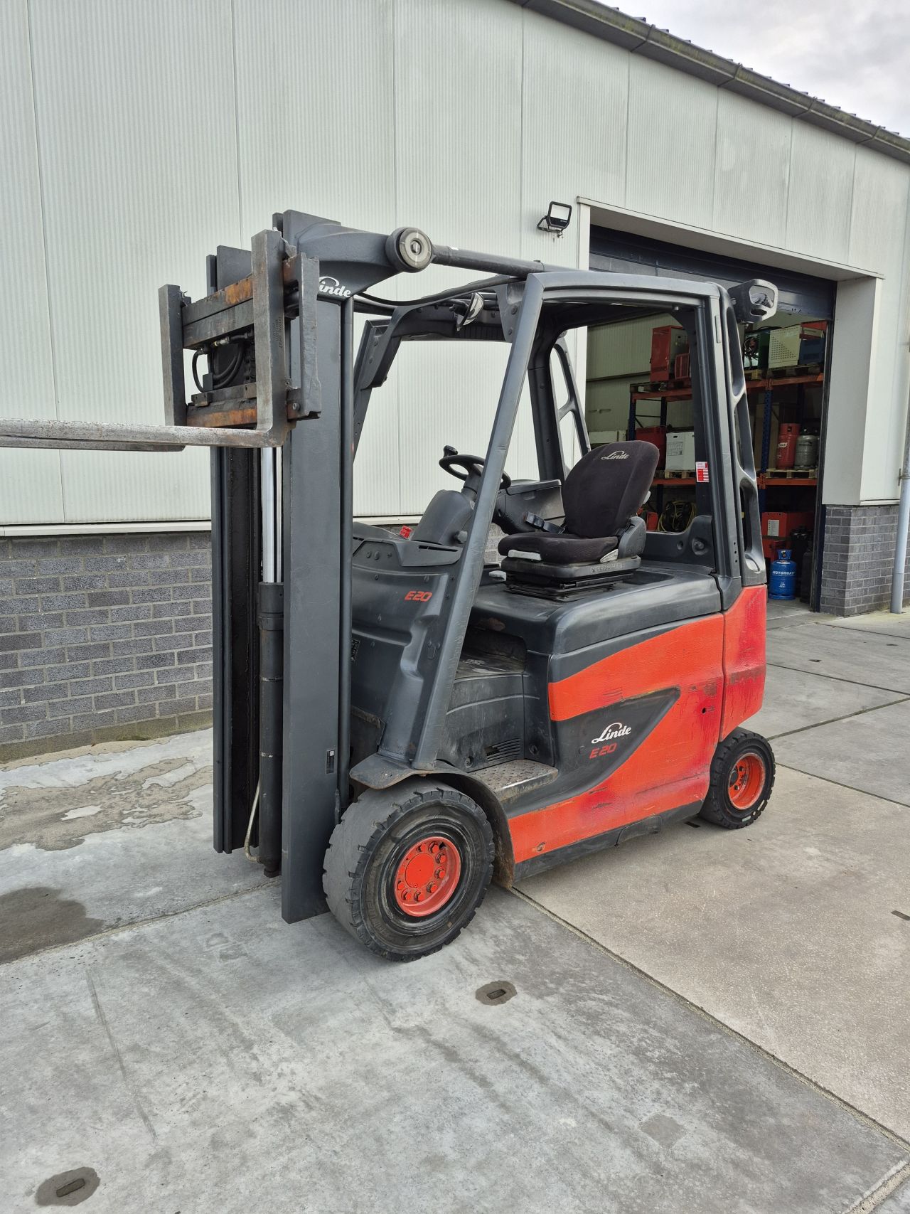 Linde E20H-01/600 duplo freelift sideshift 2.5 ton bj 2014 6888
