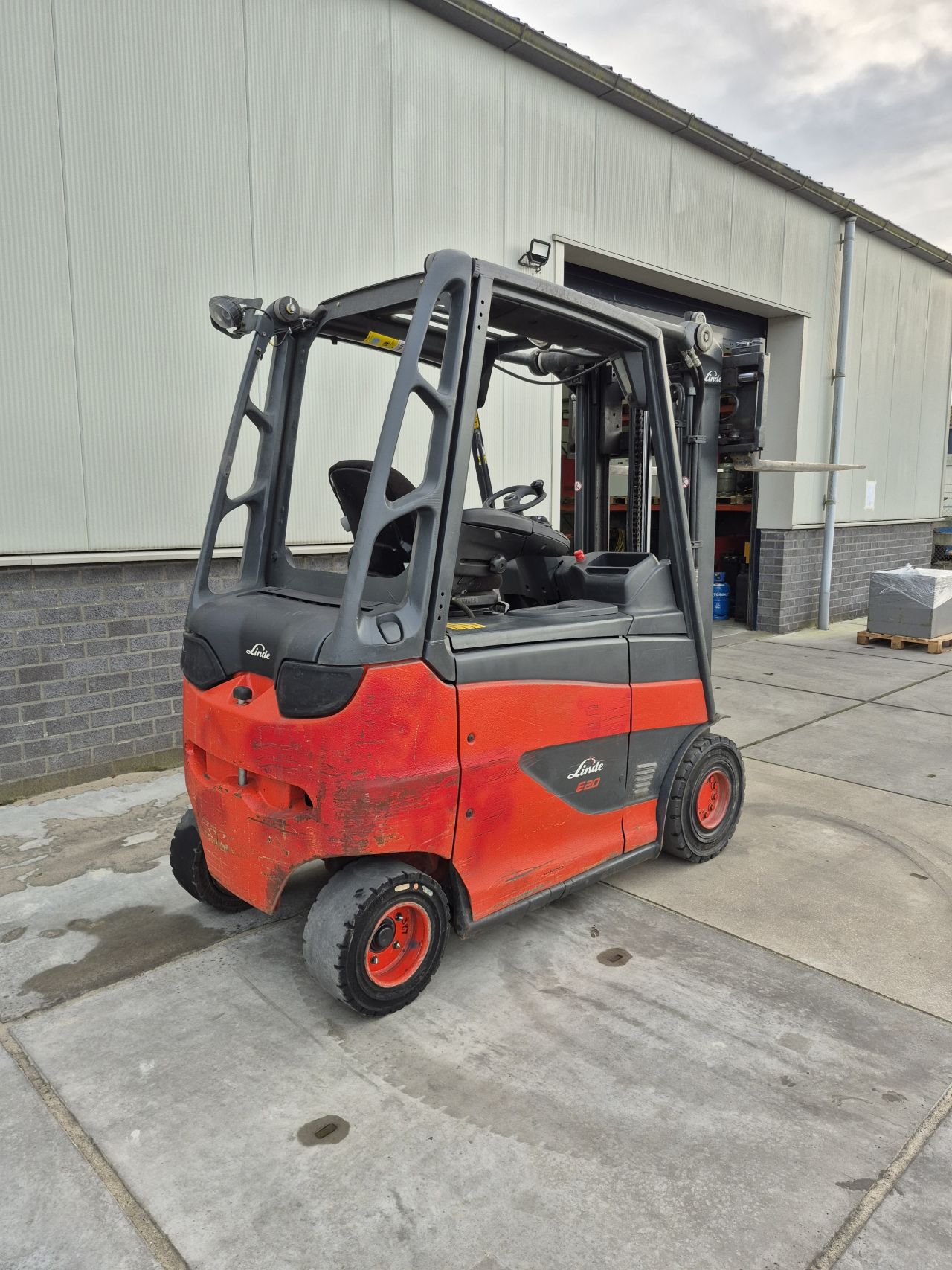 Linde E20H-01/600 duplo freelift sideshift 2.5 ton bj 2014 6888
