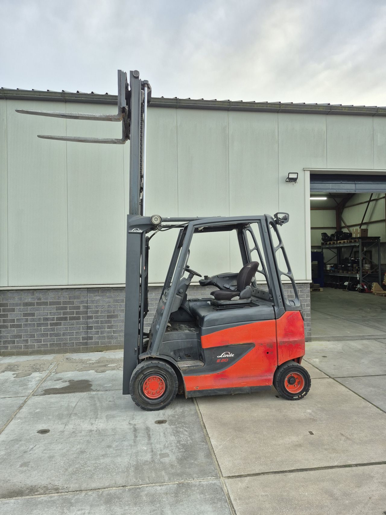 Linde E20H-01/600 duplo freelift sideshift 2.5 ton bj 2014 6888