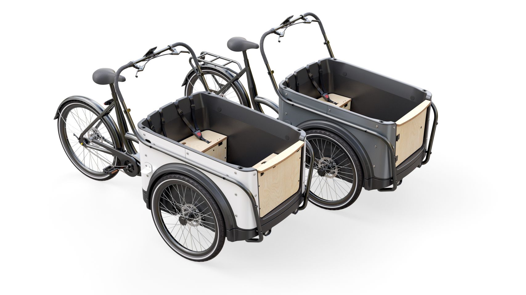 Betaalbare elektrische bakfiets & bakfietsen voor gezinnen