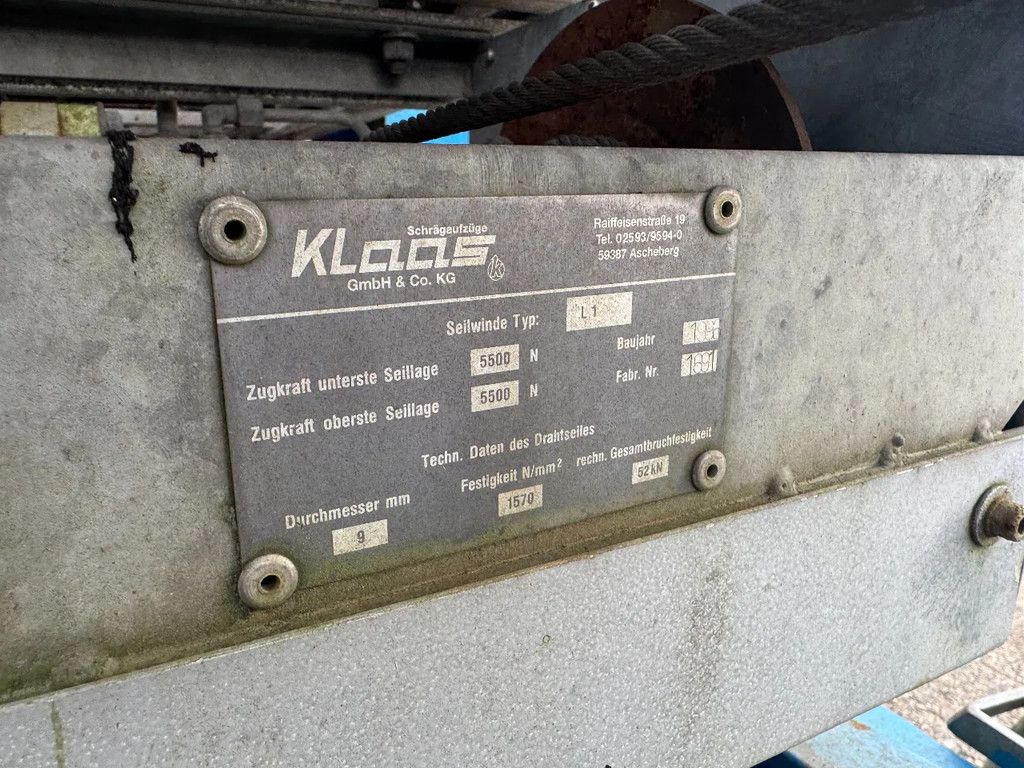 Klaas **LADDERLIFT-DAKWERKERSLIFT-VERHUISLIFT**