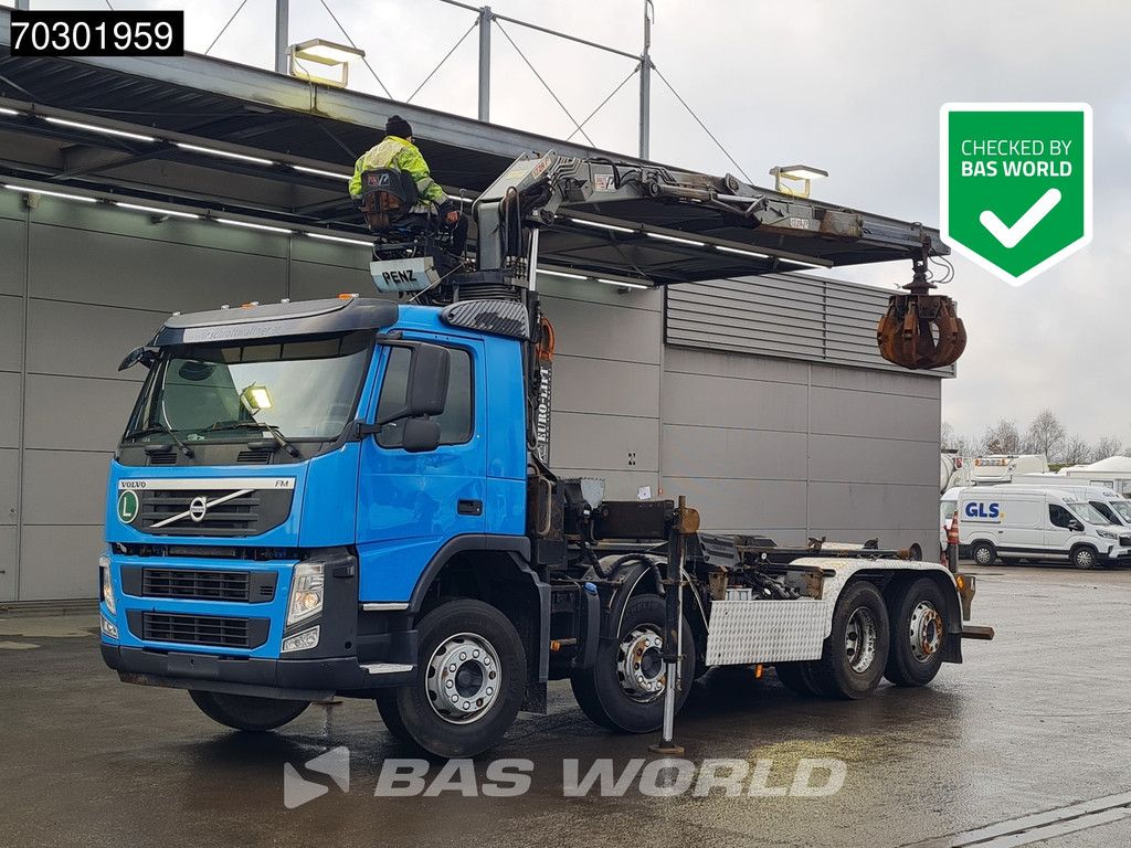 Volvo FM 460 8X2 Penz 12ZR7,70 Crane + AJK HS20N Automatic VEB+ Euro 5