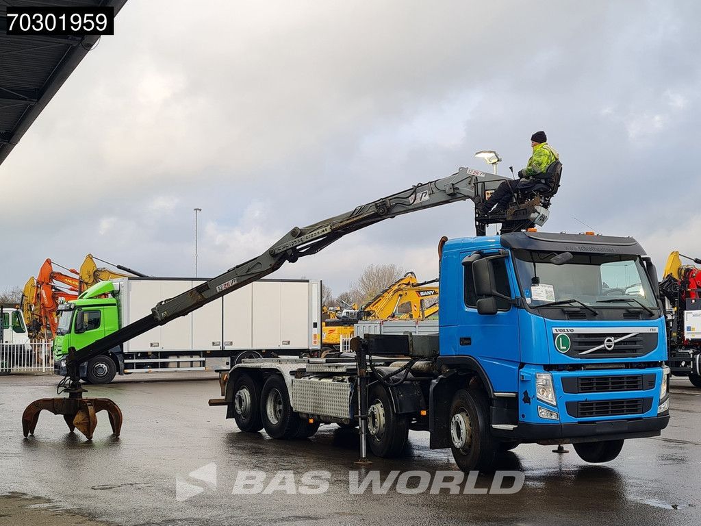 Volvo FM 460 8X2 Penz 12ZR7,70 Crane + AJK HS20N Automatic VEB+ Euro 5