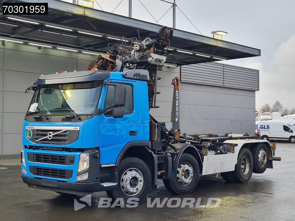 Volvo FM 460 8X2 Penz 12ZR7,70 Crane + AJK HS20N Automatic VEB+ Euro 5