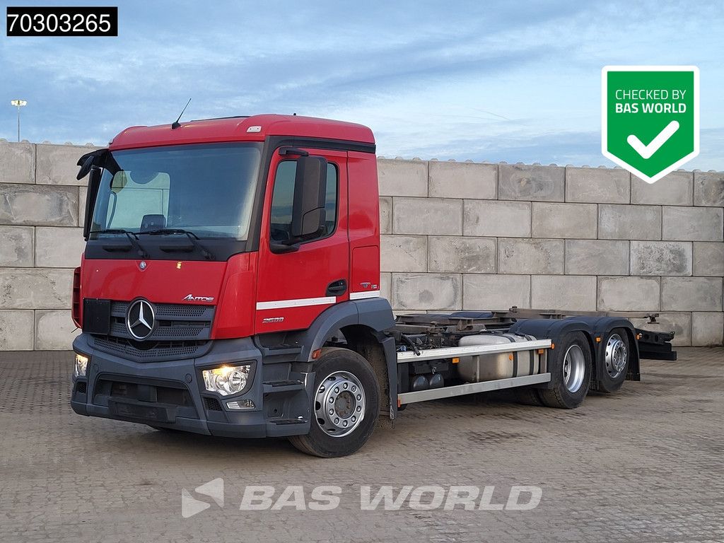Mercedes Antos Antos 2533 6X2 BDF ADR Full Air Suspension Lift+Steering Axle Automatic Euro 6