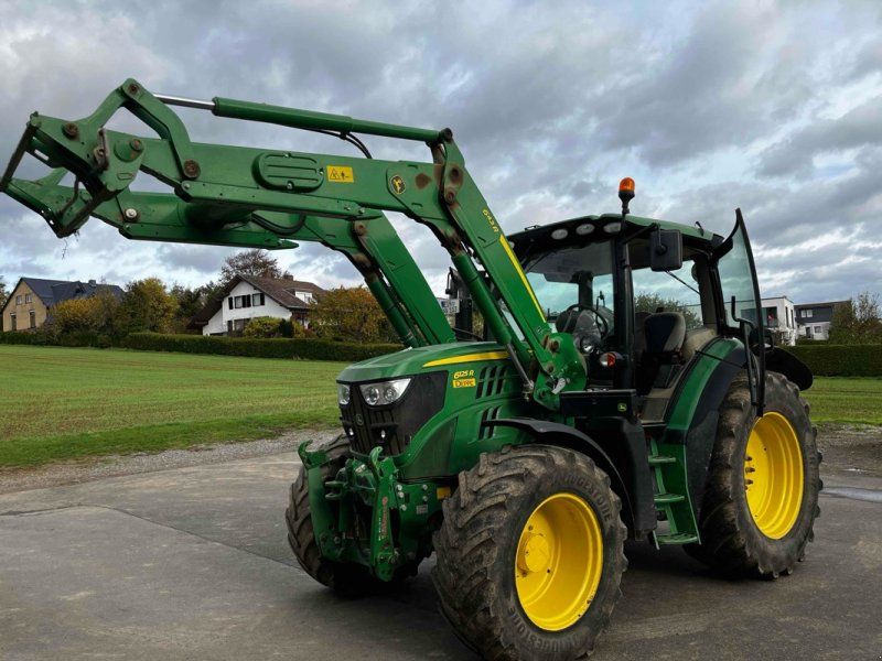 John Deere 6125R + 643R
