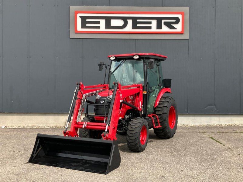 TYM T495 SH mit Kabine und Frontalder