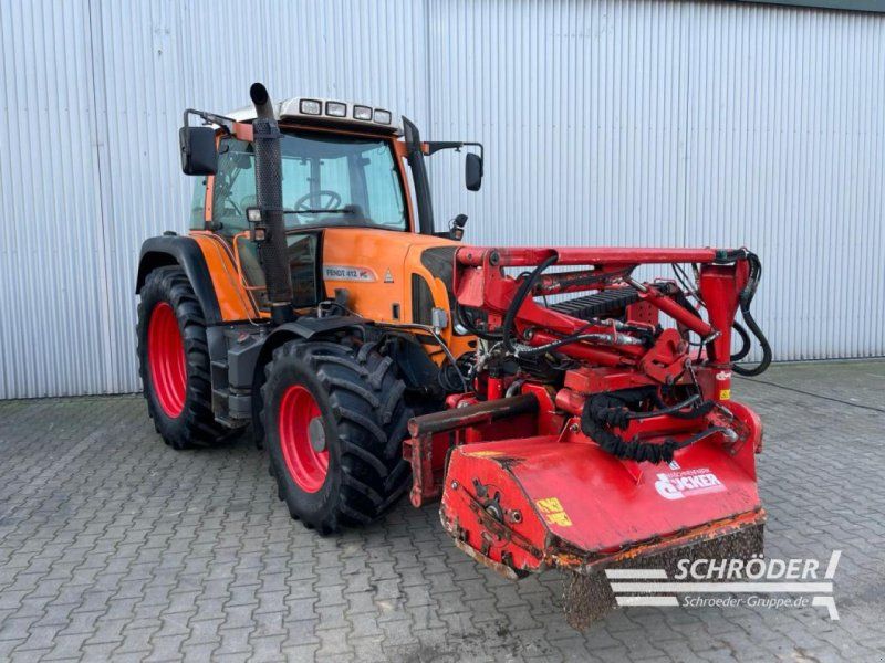 Fendt 412 VARIO TMS + DÜCKER UNA 500