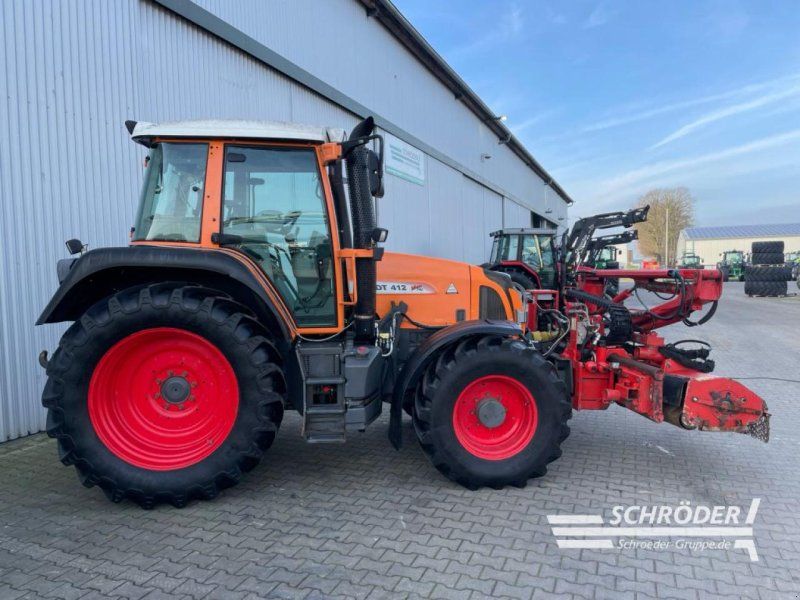 Fendt 412 VARIO TMS + DÜCKER UNA 500