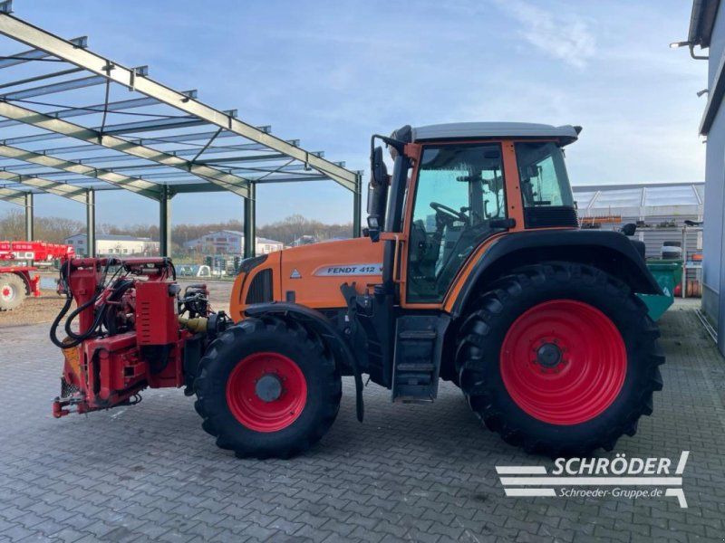 Fendt 412 VARIO TMS + DÜCKER UNA 500