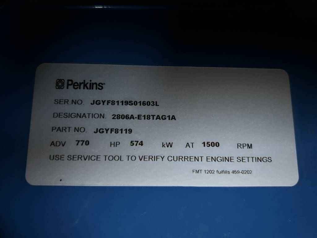 FG Wilson P660-3 - 660 kVA Genset - DPX-16022