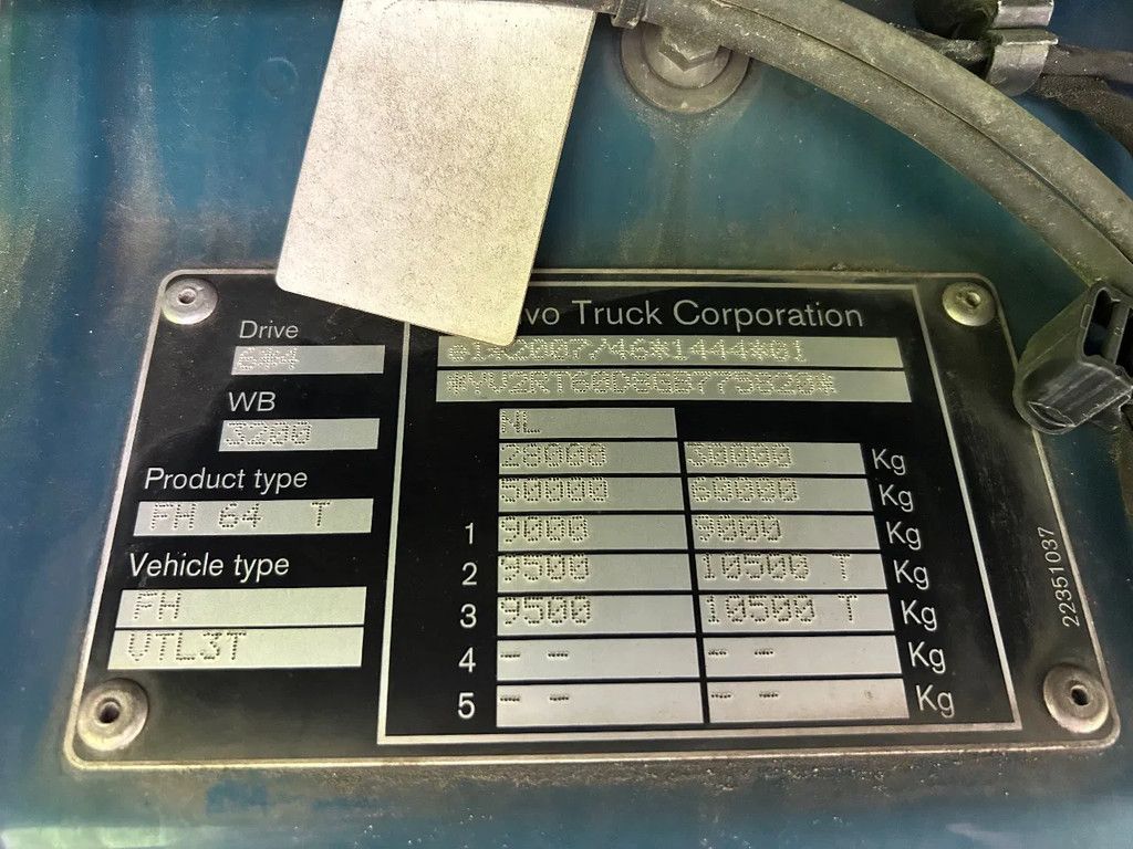 Volvo FH | 6X4/4 LIFT/BOUGY | 2016 | NL TRUCK