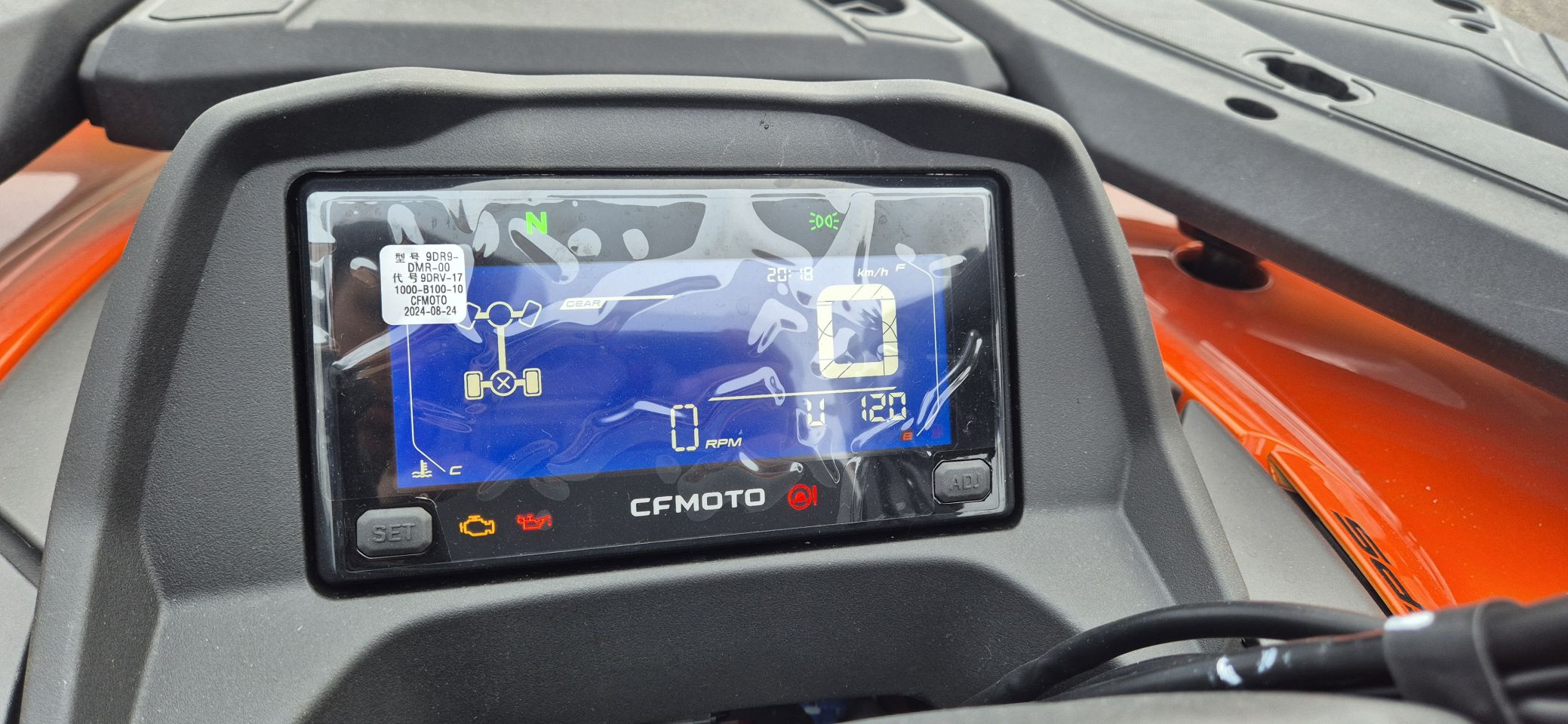 Cf-moto cforce 520L stuurbekrachtiging autokenteken