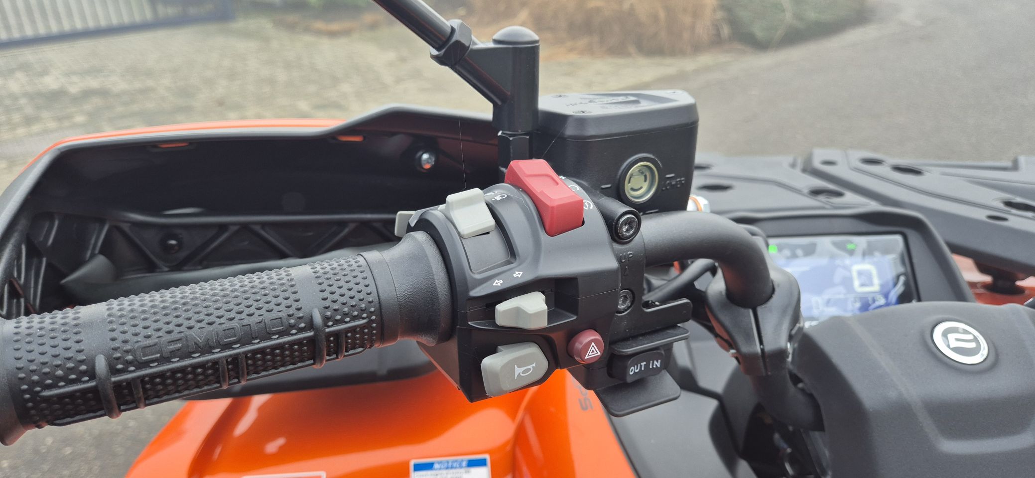 Cf-moto cforce 520L stuurbekrachtiging autokenteken