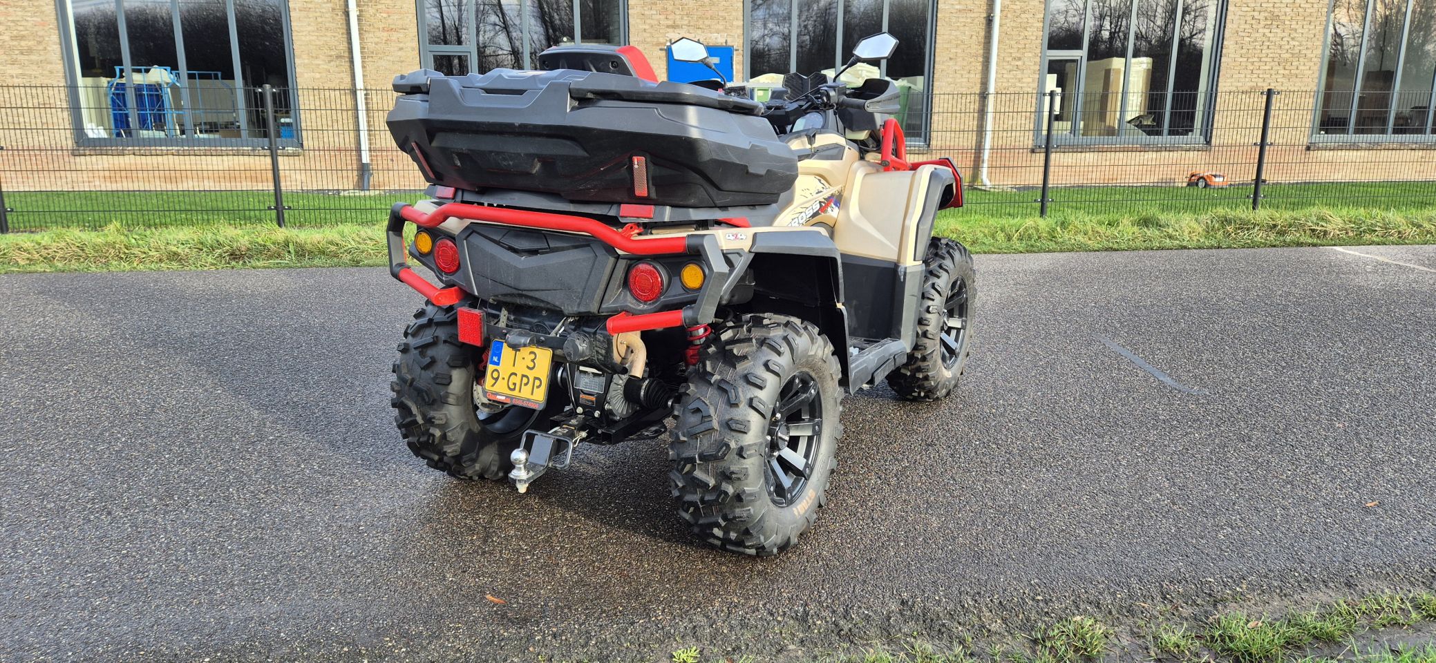 Aodes Pathcross 1000L T kenteken mudversie kanon in het terrein