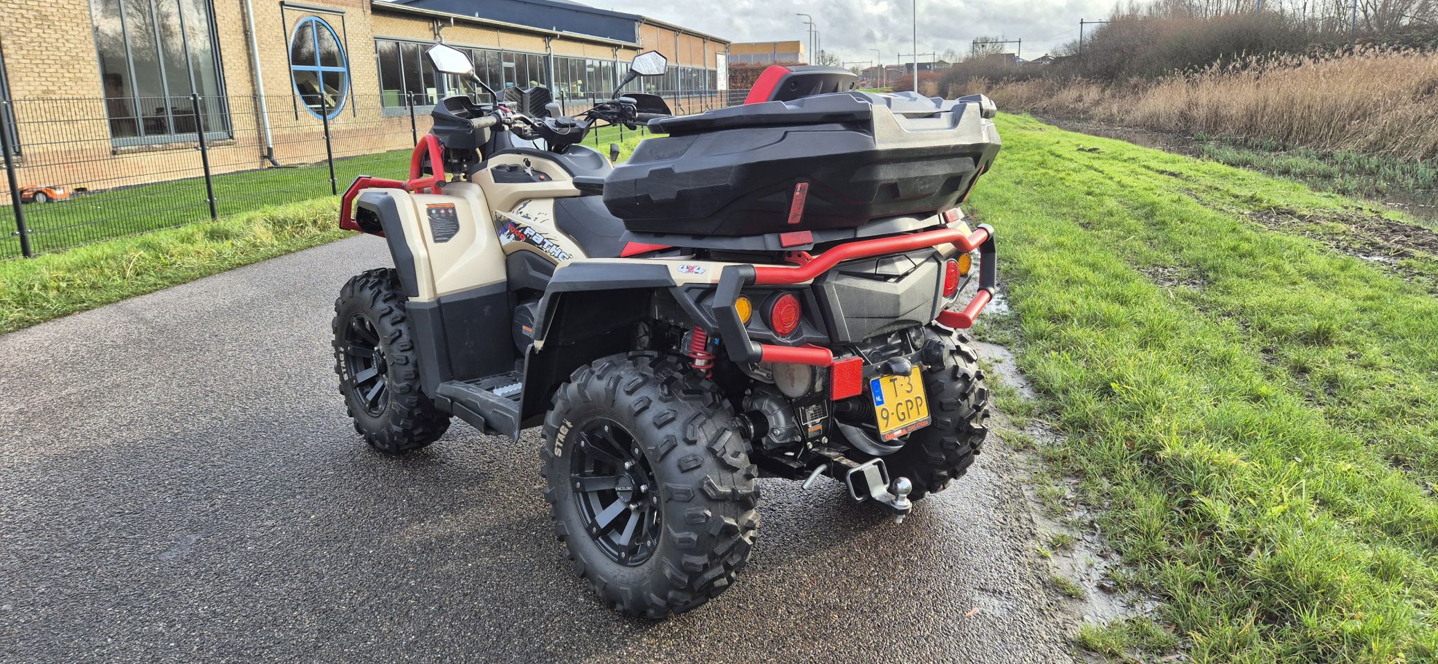 Aodes Pathcross 1000L T kenteken mudversie kanon in het terrein