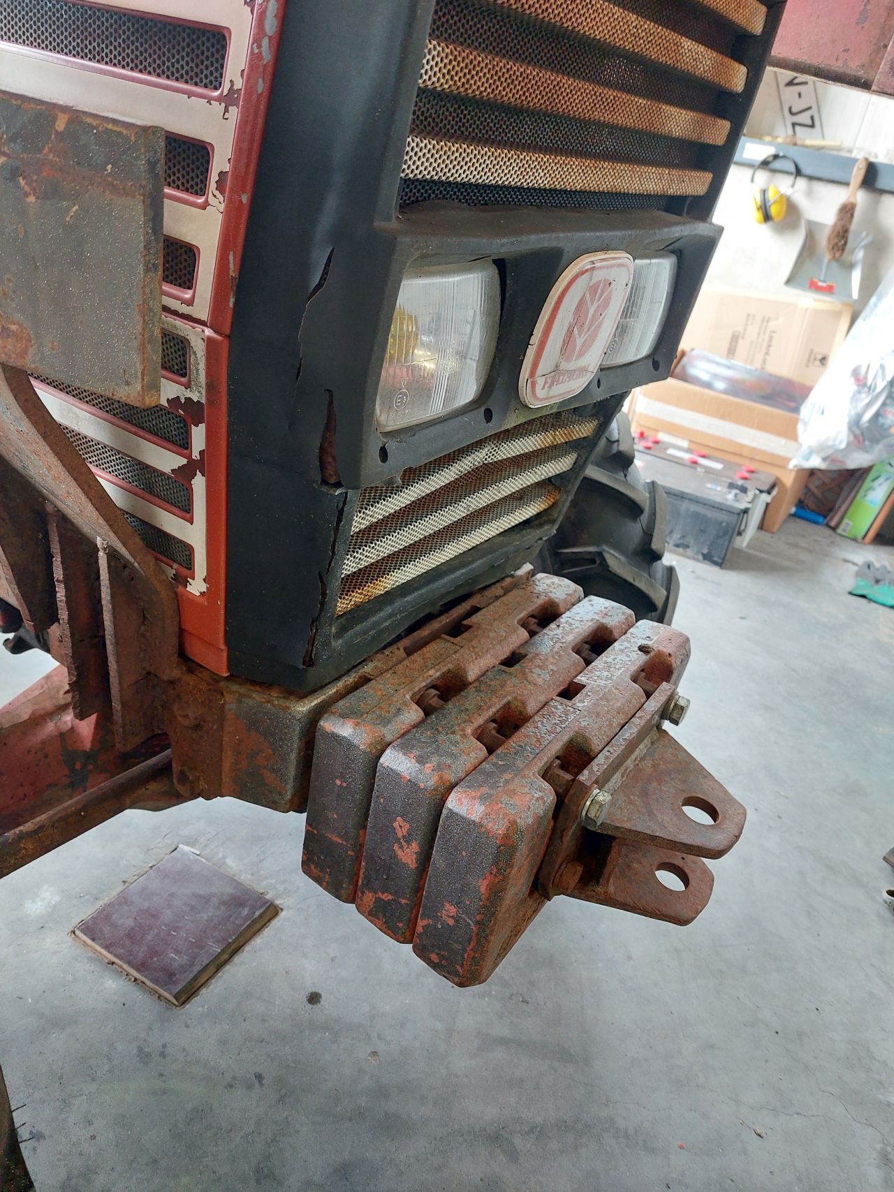 Frontwichten en grondschaaf