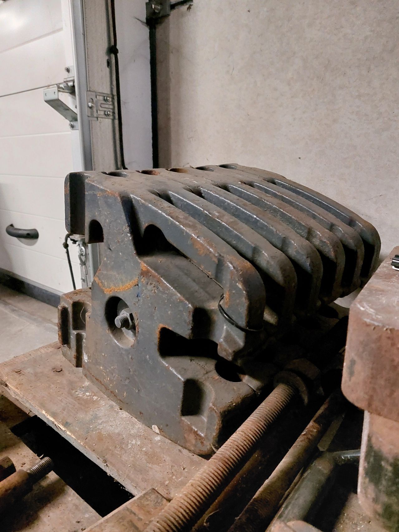 Frontwichten en grondschaaf