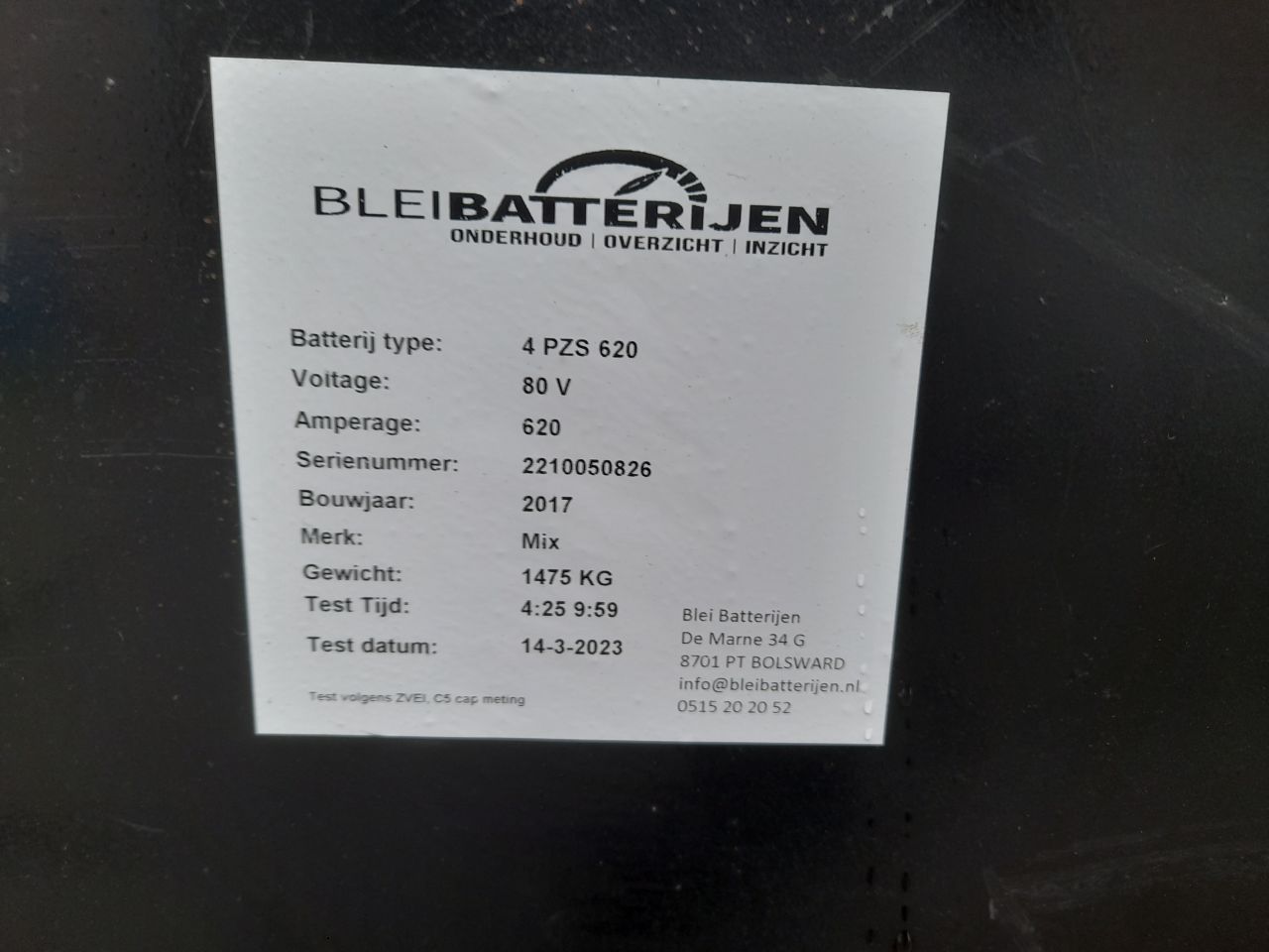 Hangcha elektrische heftruck 3.5 ton triplo freelift side -shift