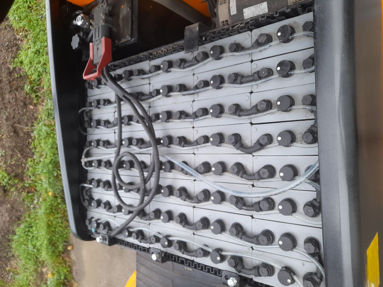 Hangcha elektrische heftruck 3.5 ton triplo freelift side -shift