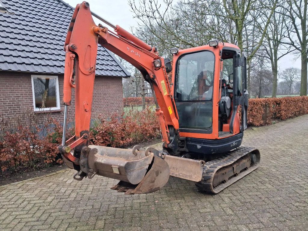 Kubota U25-3 minigraver 2 bakjes