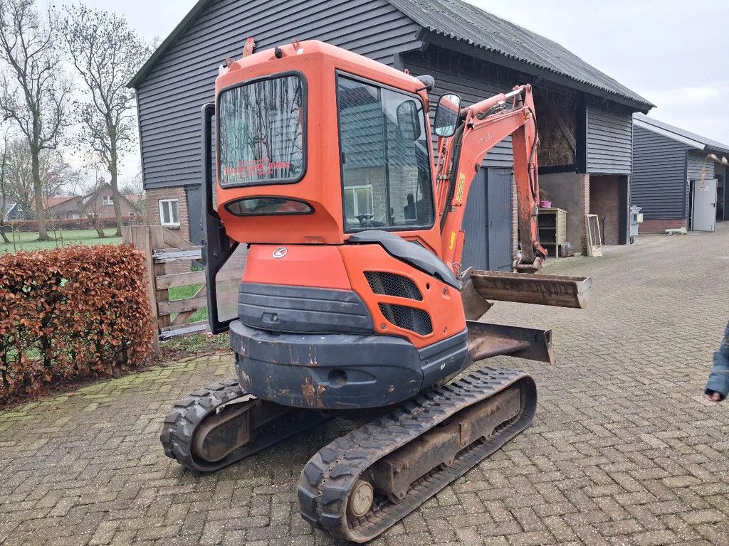 Kubota U25-3 minigraver 2 bakjes