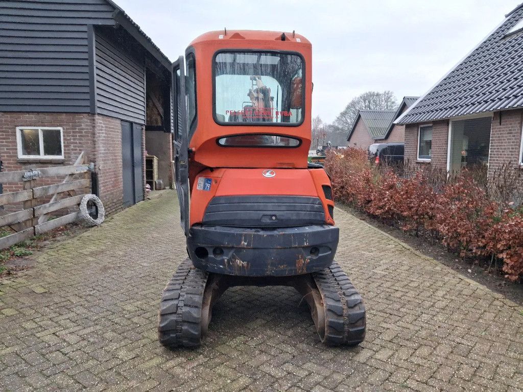 Kubota U25-3 minigraver 2 bakjes