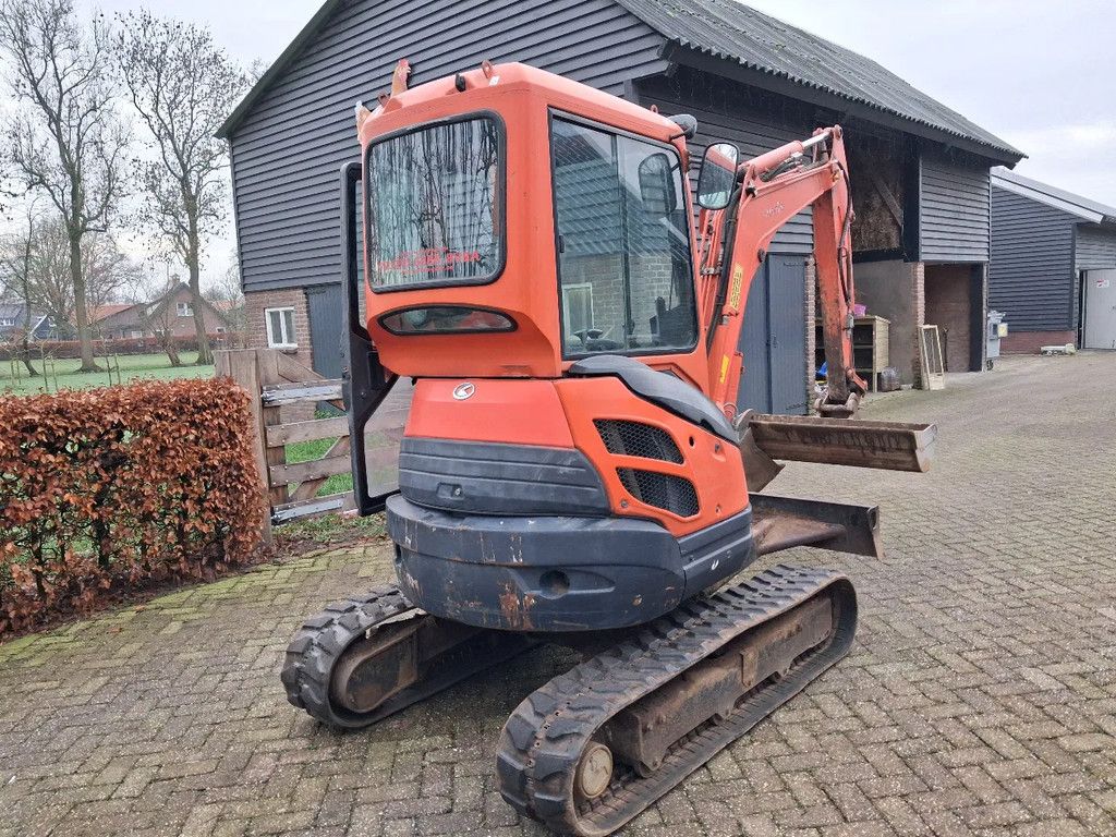 Kubota U25-3 minigraver 2 bakjes