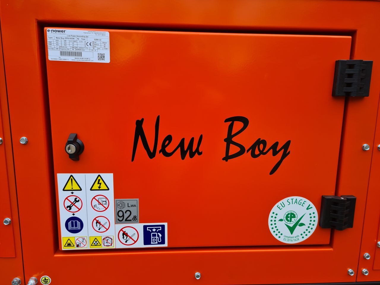 Kubota Newboy EPS103DE diesel generator aggregaat nieuw.