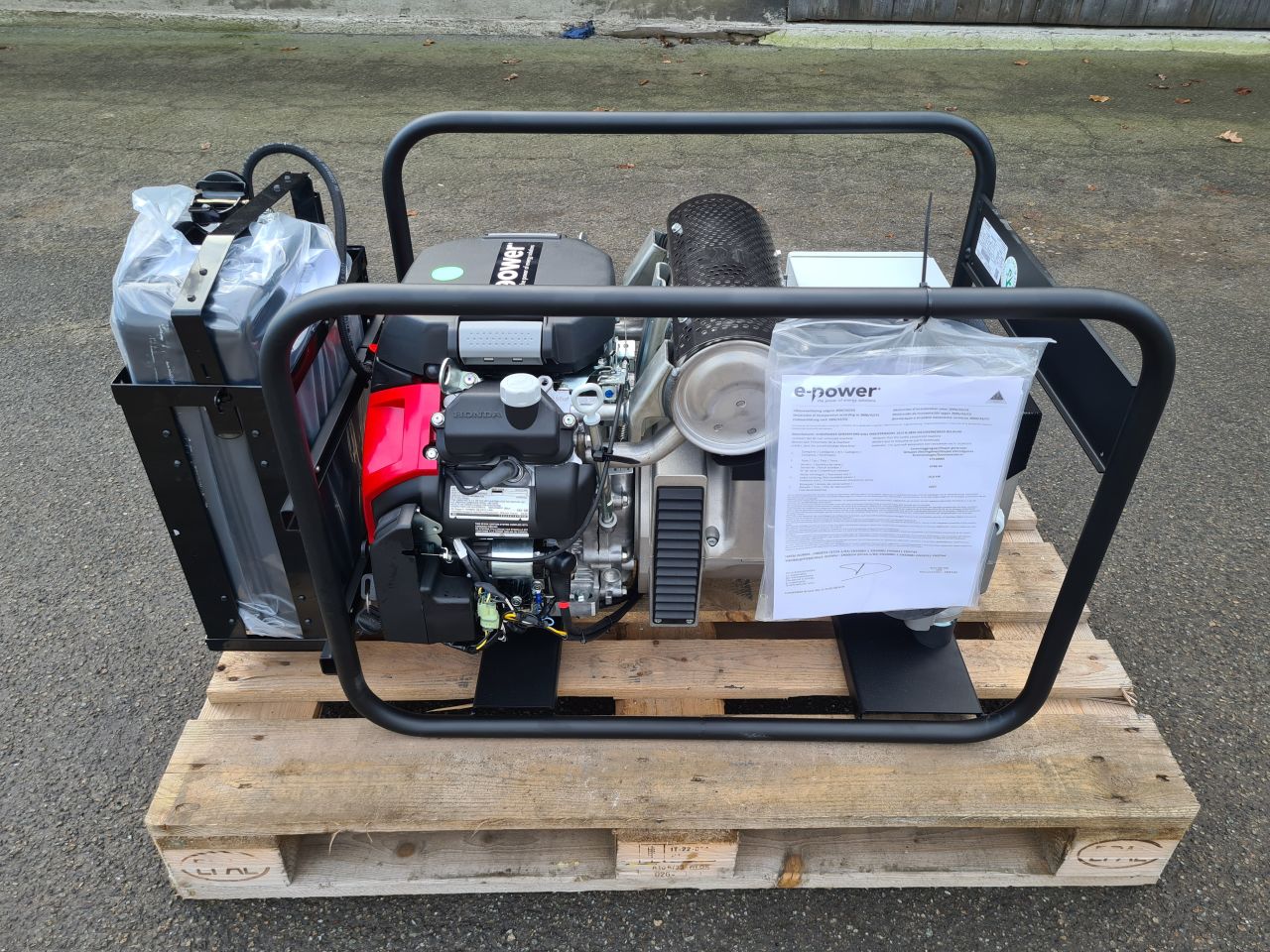 Europower EP12000E aggregaat generator met honda GX690 motor