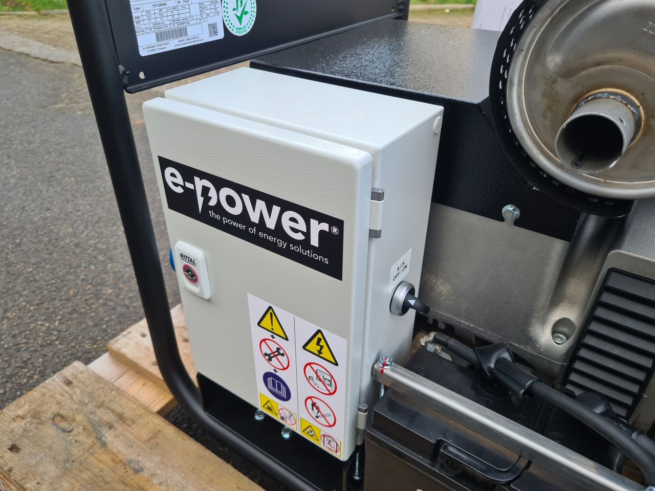 Europower EP12000E aggregaat generator met honda GX690 motor