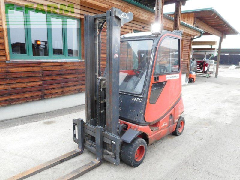 Linde h20d-03 triplex 4,7m + ss + kabine mit heizung