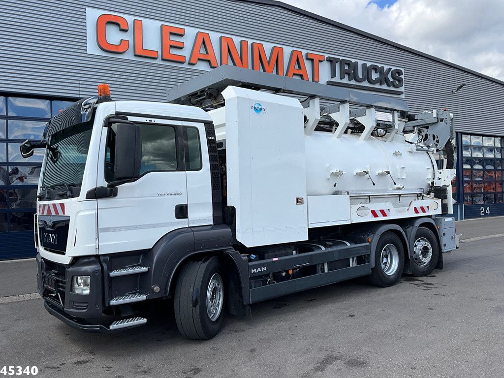 MAN TGS 26.360 Euro 6 Rivard 17m³ Combi Just 185.767 km!
