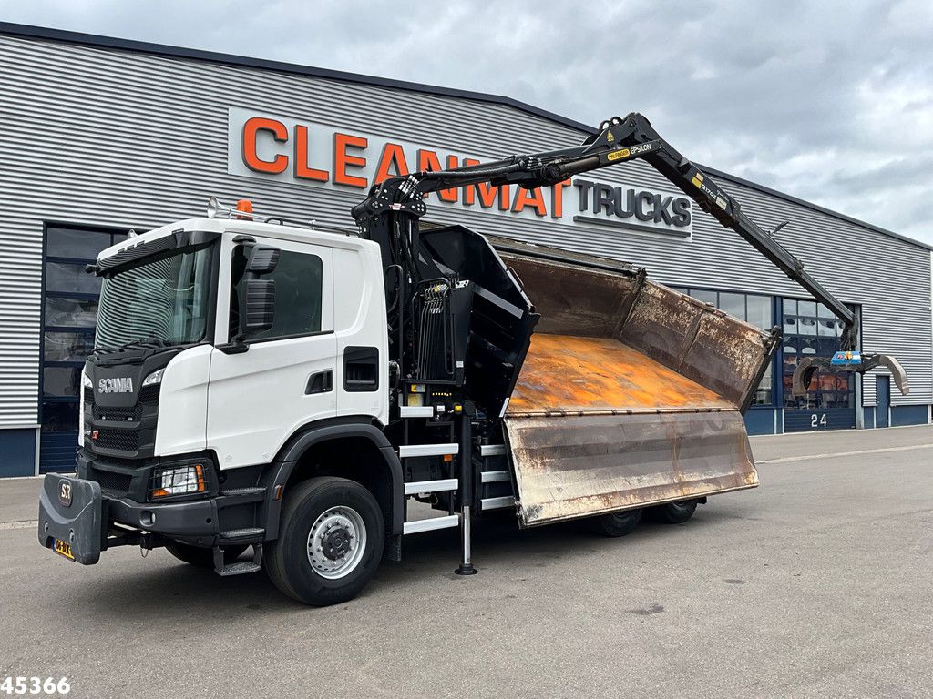 Scania G 410 6x6 Euro 6 Palfinger 17 Tonmeter Z-kraan