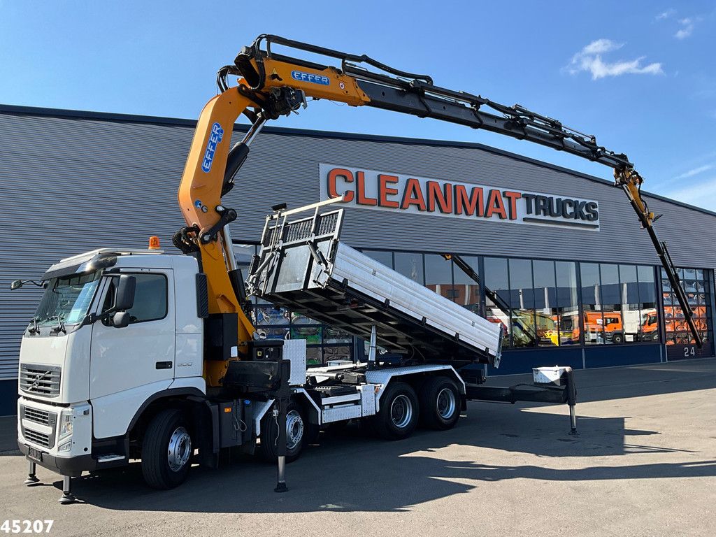 Volvo FH 500 8x4 Effer 65 Tonmeter laadkraan + Fly-Jib