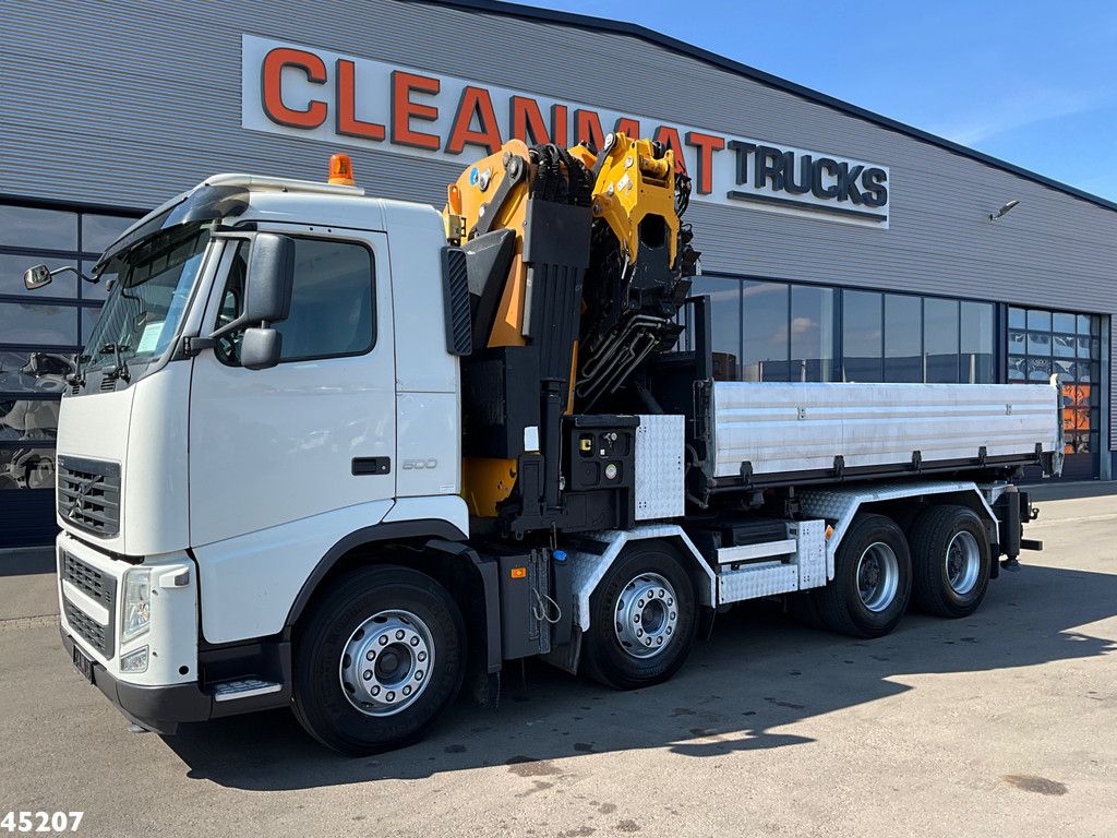 Volvo FH 500 8x4 Effer 65 Tonmeter laadkraan + Fly-Jib