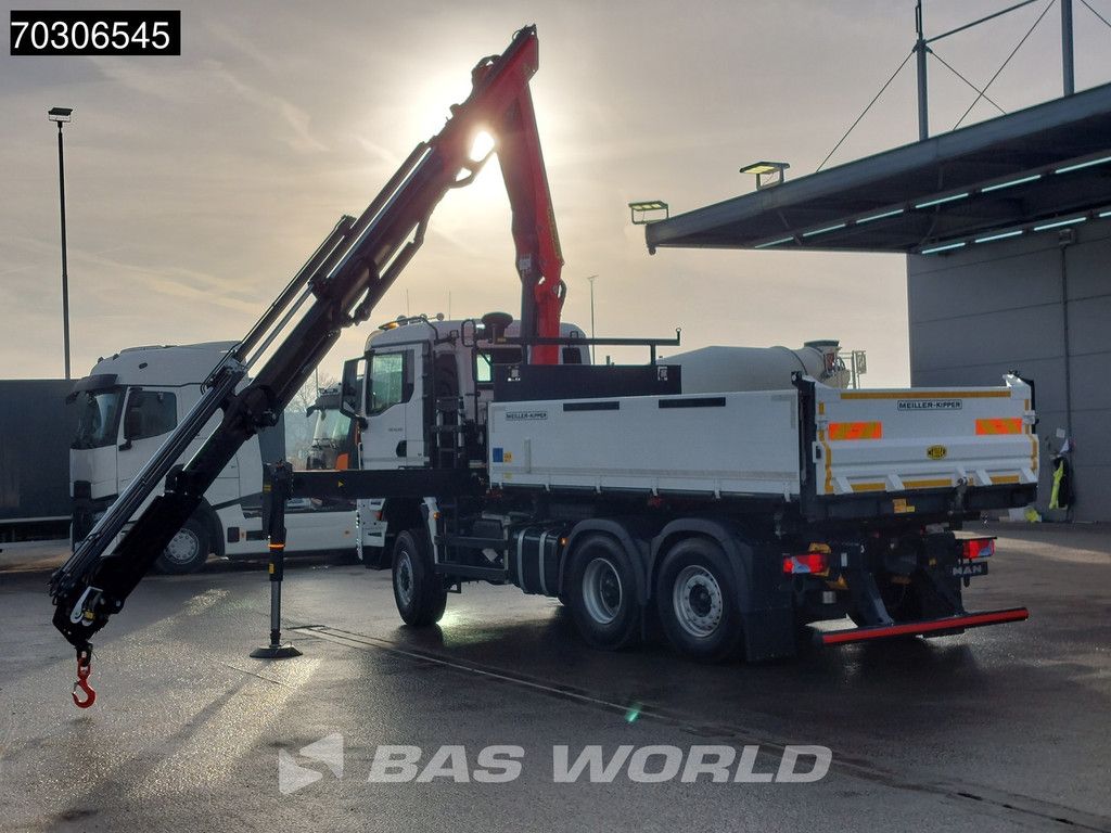 MAN TGS 28.520 6X4 NEW Palfinger PK24001 SLD 5 Kran 2-way tipper Retarder Lift+Steering Axle