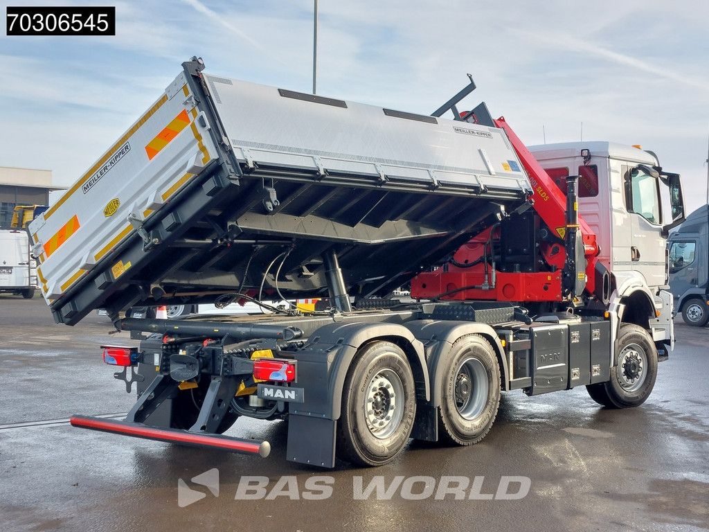 MAN TGS 28.520 6X4 NEW Palfinger PK24001 SLD 5 Kran 2-way tipper Retarder Lift+Steering Axle