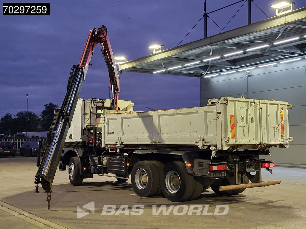 Renault Kerax Kerax 370 6X4 Fassi F150AXS.22 Crane 10m3 2-side tipper Big-Axle Steelsuspension Manual