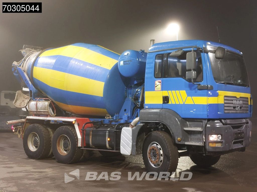 MAN TGA 26.360 6X4 7 m³ Stetter Mixer Steel suspension Big-Axle Manual Euro 4