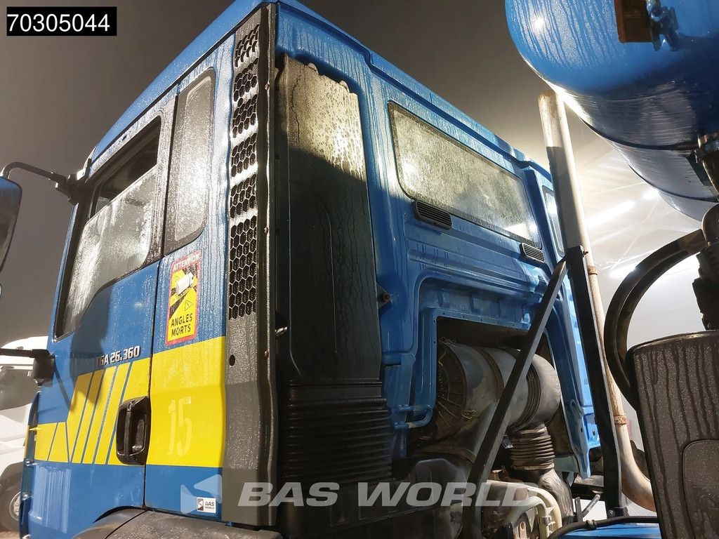 MAN TGA 26.360 6X4 7 m³ Stetter Mixer Steel suspension Big-Axle Manual Euro 4