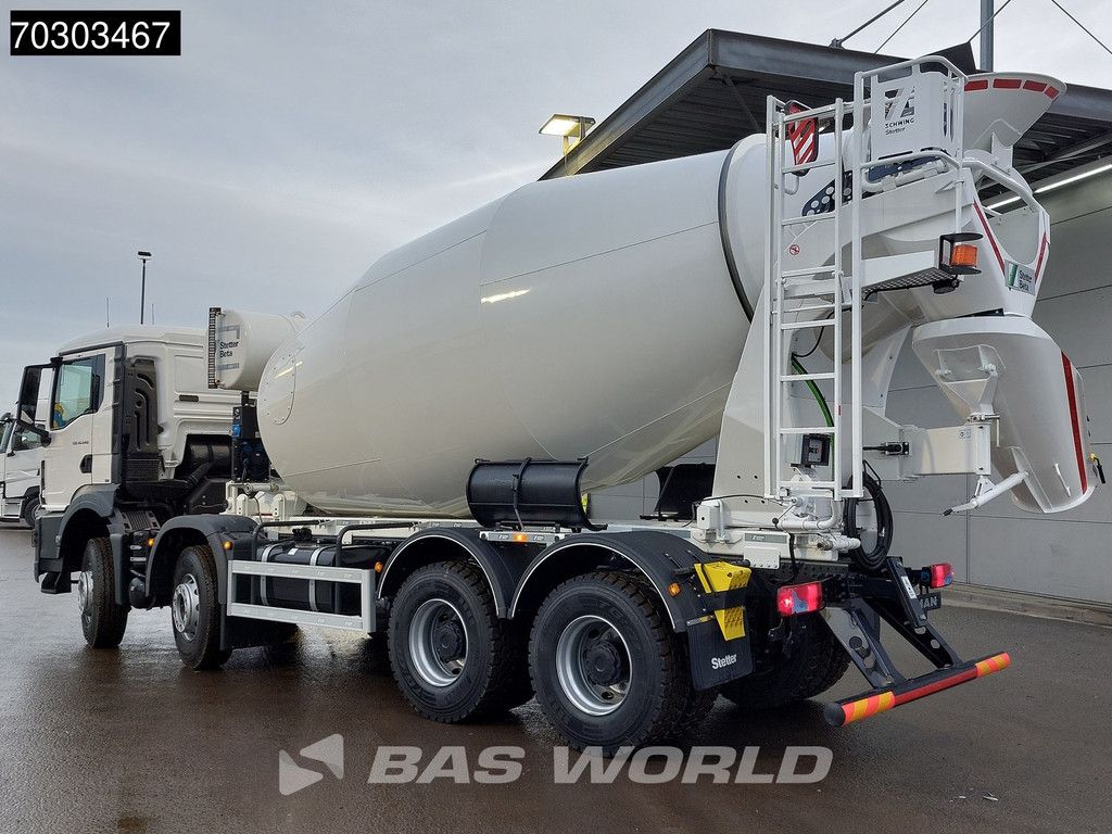 MAN TGS 41.440 8X4 NEW! 12m3 Stetter Mixer Big-Axle Steelsuspension Automatic Euro 6