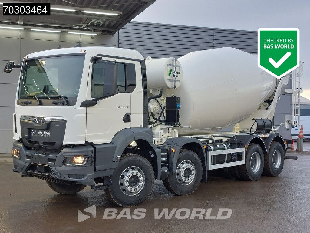 MAN TGS 41.440 8X4 NEW! 12m3 Stetter Mixer Big-Axle Steelsuspension Automatic Euro 6