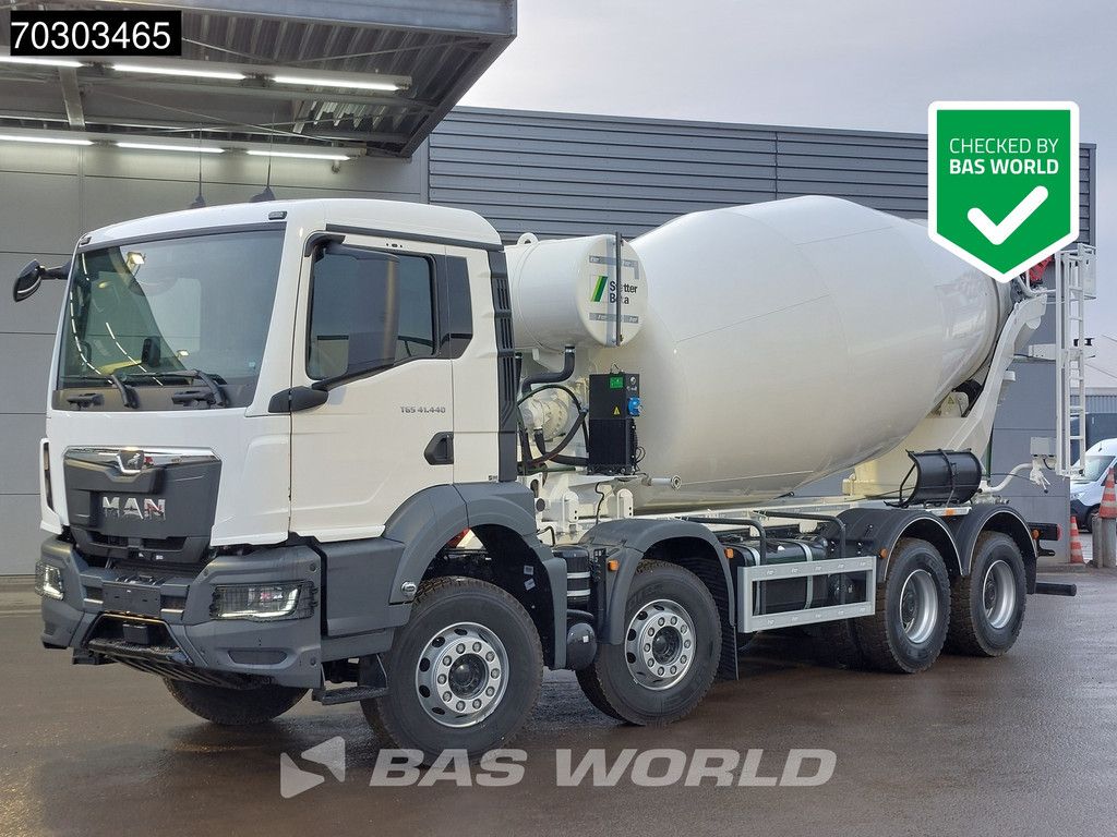 MAN TGS 41.440 8X4 NEW! 12m3 Stetter Mixer Big-Axle Steelsuspension Automatic Euro 6