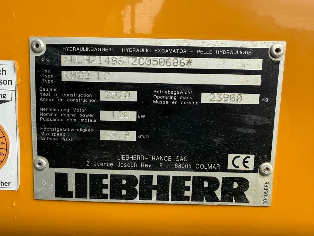 Liebherr R922 LC