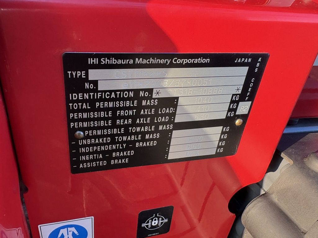 Shibaura ST318 gazonbanden