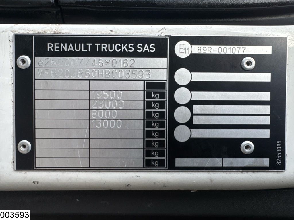 Renault D Wide 280 EURO 6, Palfinger