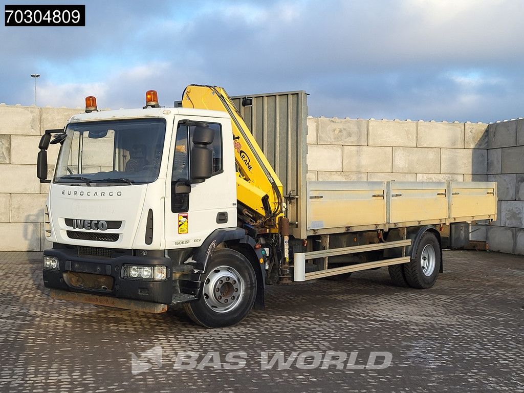 Iveco Eurocargo 160E220 4X2 HYVA V 911 3S Crane Kran Remote Manual Euro 4